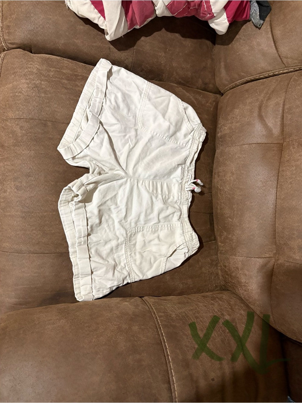 Men's Lightweight White Drawstring Shorts